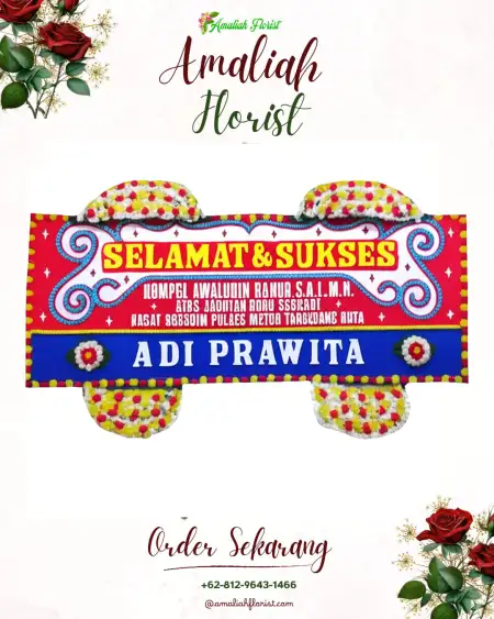 Papan Bunga Ucapan Selamat Ngluyu